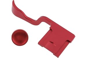 Briny River Kamera Blitzschuh Daumenauflage Handgriff mit Konkavem Auslöser Kompatibel mit Fujifilm XT50 XT5 XT4 XT3 XT30 XT2 XT20 XT10 Digitalkamera Rot