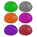 Produktbild 6er-Set Balance-Kugel »Igel« zur Steigerung der Balance / Koordination. Ideal für Balance-Training 320g zirka 8cm hoch und 16cm Durchmesser in rot, magenta, grau, orange, pink & purple