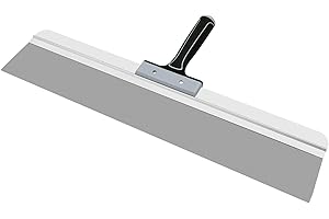 ROLLINGDOG 600 mm Surface Spatula - Wide Spatula for Drywall, Ideal for Masking and Smoothing, Stainless Steel Blade, Comfortable Rubber Handle