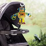 Lamaze Baby Spielzeug „Rusty der Roboter“ Clip & Go – hochwertiges Kleinkindspielzeug – Greifling Anhänger zur Stärkung der Eltern-Kind-Beziehung – ab 0 Monate - 4