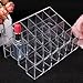 Koly Clear Acrylic Lipstick Holder Display Stand Cosmetic Organizer Makeup Case