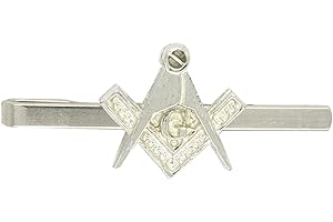 WILLIAM STURT FINE PEWTER William Sturt - Clip de corbata masónico fundido a mano en peltre fino