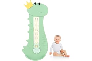 LYPPUL Fußmessgerät, Schuhmessgerät für Kinder, Fußmesser, Schuhgrößenmesser Kinder, 0-8 Jahre alt Fußmessgerät für Babys geeignet, um Fußlänge und Schuhgröße genau zu messen (Grünes)