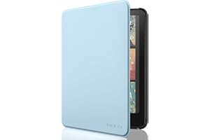 MoKo Custodia Compatibile con 7" Kindle Paperwhite (12th Generation-2024) and Kindle Colorsoft Signature Edition 2024, Custodia Leggera con Auto Wake/Sleep per Kindle Paperwhite 2024, Cielo Blu