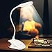 Produktbild LED Buchlampe Klemmleuchte, Ranaico USB wiederaufladbar Leselampe, 3 Helligkeitseinstellungen, Schwanenhals Leselampe Buch Klemme, Tischlampe mit USB-Kabel für Nacht Lesen, Schlafzimmer, Büro
