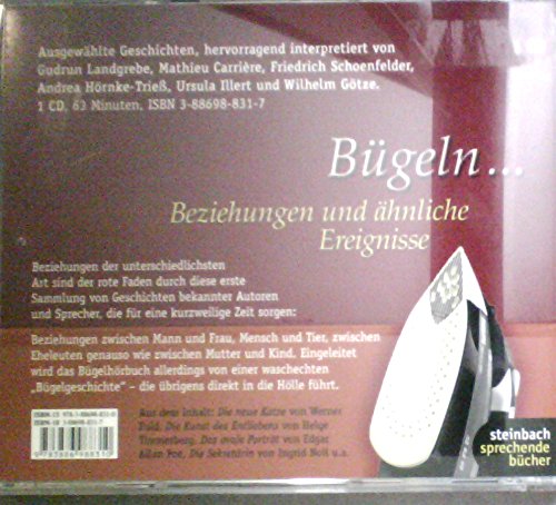 Preisvergleich Produktbild Steinbach Das Bügel HÃrbuch 1 CD - HÃrbuch
