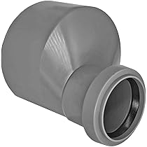 HT Innen Reduzierung 110mm Auf 75mm - KG Rohr Reduzierstück Mit Dichtungen Für Abwasser