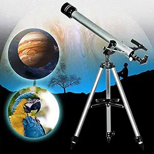 FotoCart Telescope 525x Multiple Magnification Options, 56X, 168X, 175X, 525Xpower with 3 Multi Power Eye psc mod 60700 Zoom Refractor Telescope
