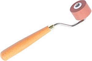 BANLTRE Rubber Brayer Roller for Printmaking, Ideal for Anti Skid Tape Construction Tools, Print,Craft Stamping Brayers for Wallpapers and Scrapbooks (2 CM)