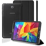 KHOMO® Purple Violet Dual Ultra Slim Case NotePRO / TabPRO 12.2 with Magnetic Smart Front Cover + Hard Back Case with Stand for new Samsung Galaxy NotePRO &amp; TabPRO 12.2" (Tab S 8.4, Black)