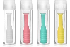 ZORTVUL 8 Stück Kontaktlinsen Pinzetten, Kontaktlinsen Hilfe Zum Einsetzen, Kontaktlinsensauger, Kontaktlinse Einsetzer Entferner Mit Aufbewahrung Etui