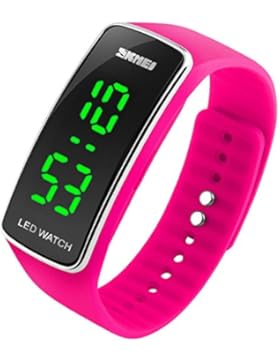 [Gesponsert]Panegy Sportuhr Outdoor Armbanduhr Fashion Stil Digitaluhr Analog Multifunktionelle Lernuhr Silkon Band Unisex...
