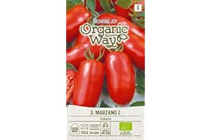 Organic Way | TOMATE SAN MARZANO 2 semillas | Semillas de hortalizas | 1 paquete
