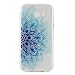 Produktbild Generic Cell Phone Case für Galaxy A3 (2017), Samsung Galaxy A3 2017 Hülle,MHHQ Samsung Galaxy A3 (2017) Silikonhülle Hülle Schutzhülle TPU Silikon Handyhülle Cover Case für Samsung Galaxy A3 2017 A320 4.7"-Blue Flower