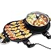 Produktbild J&A All-in-One-Kochgeschirr Pan Elektro-BBQ, Multi-Funktions-Grill-Herde Antihaft-Hot-Pot-Gerät, Koreanische Art Elektro-Grill-Grillplatte, Startseite Elektro-Ofen Elektrogrill Grill 220V 1300W