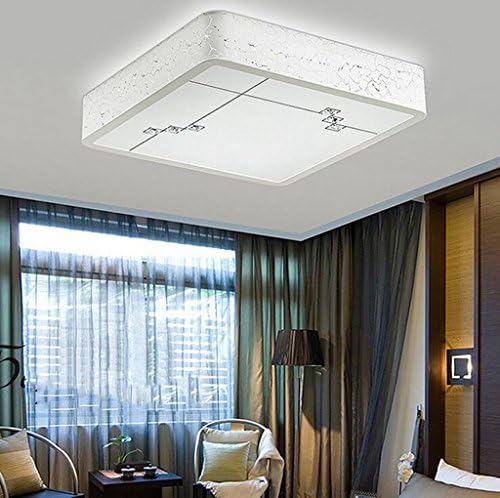 Anjz LED Ceiling Lights Flush Mount Ceiling Light for Living Room Bedroom Kitchen/Size:50cm*50cm