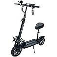 CRONY V10 E Scooter 10 inch Wide Tire High configuration E Scooter 65 km/h Fast Speed E scooter Strong Powerful Electric Scooter Foldable Electric Scooter | Black