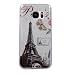 Produktbild Samsung Galaxy S7 Hülle, Chreey Glitzer Handyhülle Niedlich Mode Süß Temperament Muster Weiche TPU Silikonhülle Skin Case Ultra Dünn Kratzfest Hülle Backcover [Schmetterling & Paris Turm]