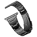 Price comparison product image JETech Replacement Band for Apple Watch 38mm and 40mm Series 1 2 3 4, Stainless Steel, Black