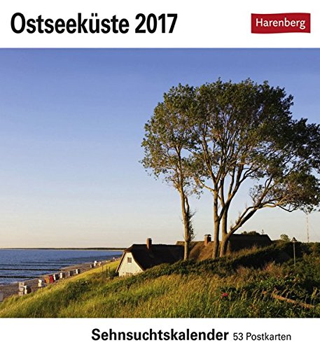 Ostseeküste - Kalender 2017: Sehnsuchtskalender, 53 Postkarten