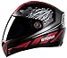 Steelbird Storm Full Face Designer Helmet , Black Red , Tinted Visor , M-580 MM RS.1750.00
