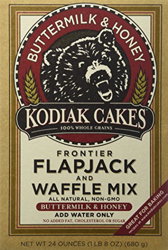 Tortas de Kodiak - Flapjack de frontera & suero de la mezcla de la galleta & miel - 24 oz.