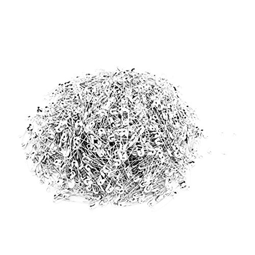 sourcingmap® Home Metall für Brosche Sicherheitsnadeln, 30 mm, 1000 Stück