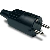 FAMATEL &ndash; 4.8 mm I PVC Rubber I TT I 16A I 250V I Black