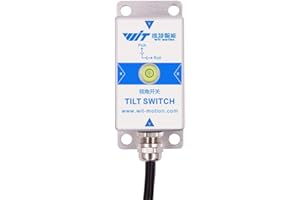 WITMOTION 【Commutateur d'inclinaison de type sortie relais SINRT-232】Inclinomètre de sécurité analogique à deux axes de (précision de 0,05 °), capteur d'alarme d'angle d'inclinaison anti-vibrations (IP67)