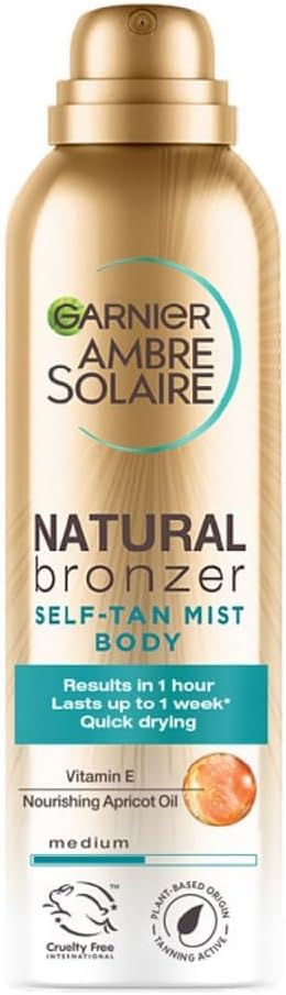 Garnier Ambre Solaire Natural Bronzer Güneşsiz Bronzlaştırıcı Sprey, 150 ml