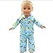 Produktbild newin (Stern, Schlafanzug, Nachtwäsche, Kleidung für Barbie-Puppen, für 45,7 cm Puppe American Girl Our Generation Reise-Geschenk-Set