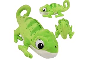 Babioms Mini Camaleonte, 30 cm Peluche a Forma di Camaleonte, Peluches Animali del Bosco, Peluche da Bambina, Verde Camaleonte Morbido e Soffice Cuscino Che Abbraccia Un Amico, Creativo e Divertente