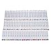 Produktbild aibecy 80 Farben Fasermaler Dual Twin Tip Marker Kunst Bleistiftzeichnung Promotion für farbenfrohe Grafik Zeichnung destacando betont