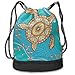 Produktbild COOABC Doodle A Sea Turtle On Water Training Drawstring Bag Backpack Bundle Backpack
