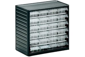 Treston 291-3 ESD Klarsichtmagazin (B x H x T) 310 x 290 x 180mm Anthrazit-Grau, Transparent 1St.