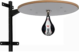 ONEX Adjustable Speed Ball Platform Set – Wall-Mounted Boxing Reflex Trainer with Speed Bag, Gloves & Sturdy Bracket | Improve Hand-Eye Coordination for Boxing, MMA