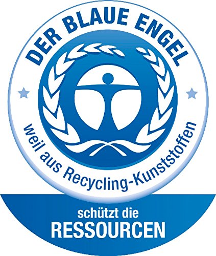 Recycling Schwerlast-Abfallsäcke mit Zugband – Extrem Reißfest & Füssigkeitsdicht 120 Liter – 30 Stück – 3er Pack (3 x 10 Stück) – Für Haushalt, Büro und Garten – „Blauer Engel“ Zertifikat - 3