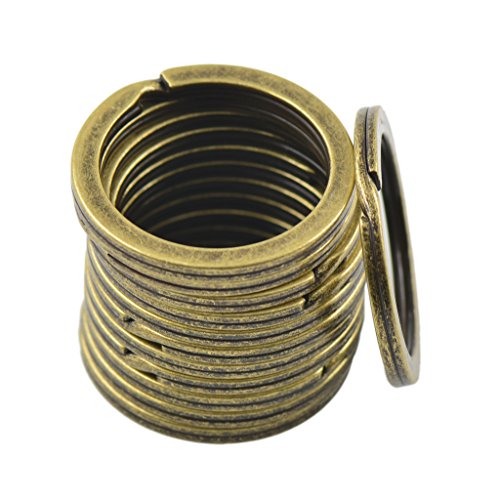 Preisvergleich Produktbild Generic Biegeringe Spaltringe Federringe Ringe 28mm Bronze