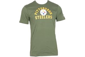 New Era NFL Pittsburgh Steelers Arch Wordmark - Camiseta para Hombre