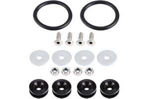 AKOZON Kit di aggancio rapido per vano motore/rondella paraurti in lega di alluminio per auto(09)