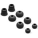 MMOBIEL Silikon Ohrstöpsel Ear Tips kompatibel mit Powerbeats 2/3 Monsterbeats Wireless Beats by DRE 4 Paar (Schwarz)
