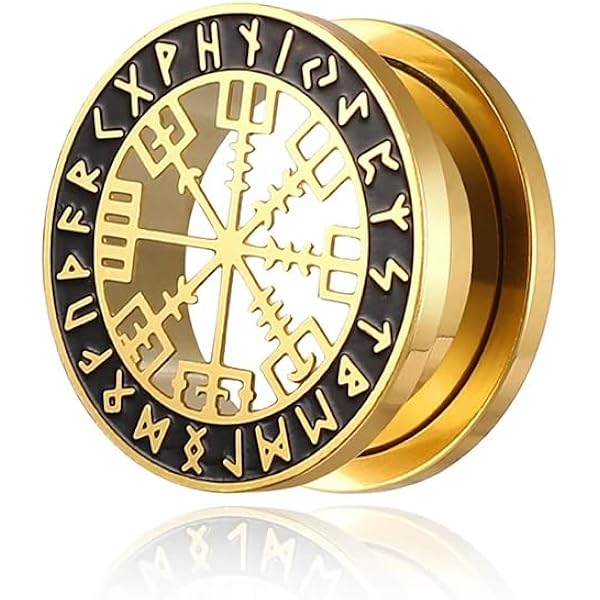 Faux Plug Oreille Acier 316L Rond Imprimé Chouette