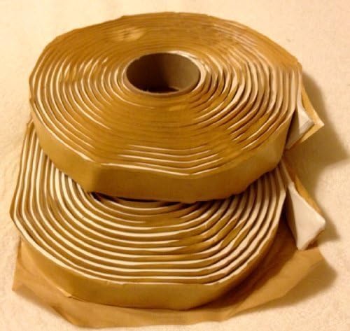 Colorimetrics White Putty Tape / Butyl Tape 3/16 x 1 x 20' (2-Pack) by DEHCO