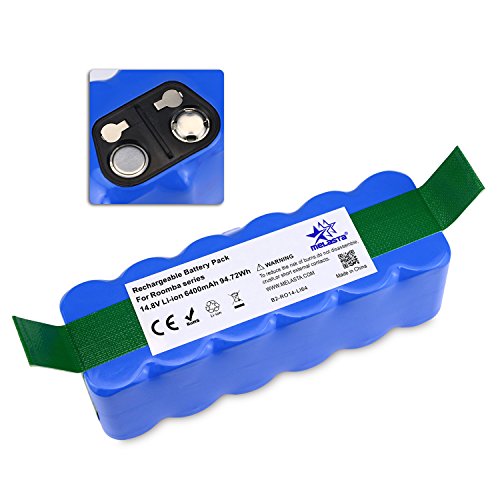 Batería de Repuesto 14,8V 6400mAh Li-ion para iRobot Roomba 500 600 700 800 serie