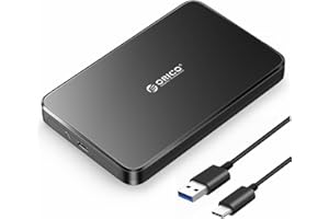 ORICO Tool Free 2.5 Inch External Hard Drive Enclosure USB 3.0 to SATA III for 7mm and 9.5mm SATA HDD SSD - Compatible with Windows, Mac, Linux, PS4, Smart TV and More