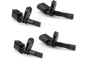 KOOLEVER 4PCS ABS Wheel Speed Sensor Set Front Rear Left & Right for Audi A3 VW Golf Jetta Passat Touran Tiguan, 1K0927807 1K0927808 7H0927803 7H0927804