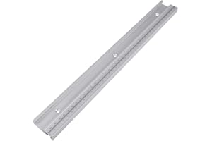 belupai 400mm Aluminum Alloy T-Track Woodworking T-Slot Miter Track with Scale