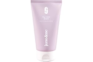 ‎JUNO & ME juno & me – Body Shaving Cream: Rasiercreme für gründliche & glatte Rasur - hilft bei eingewachsenen Haaren & Rasurbrand - Avocadoöl, Hyaluronsäure & Aloe Vera - vegan & frei von Parabenen - 150ml