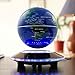 Produktbild Magnetschwebend, Levitation Weltkarte Globus Auto-Rotation Ändern von LED-Leuchten für das Lernen Bildung Geschenk Home Office Schreibtisch Dekoration Anti Schwerkraft Rotierende Kugelgloben (Blau)