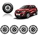 Auto Pearl-Premium Quality Car Full Black Wheel Cover Caps Black 13 inches Press Type Fitting For - Renault Kwid RS.1649.00